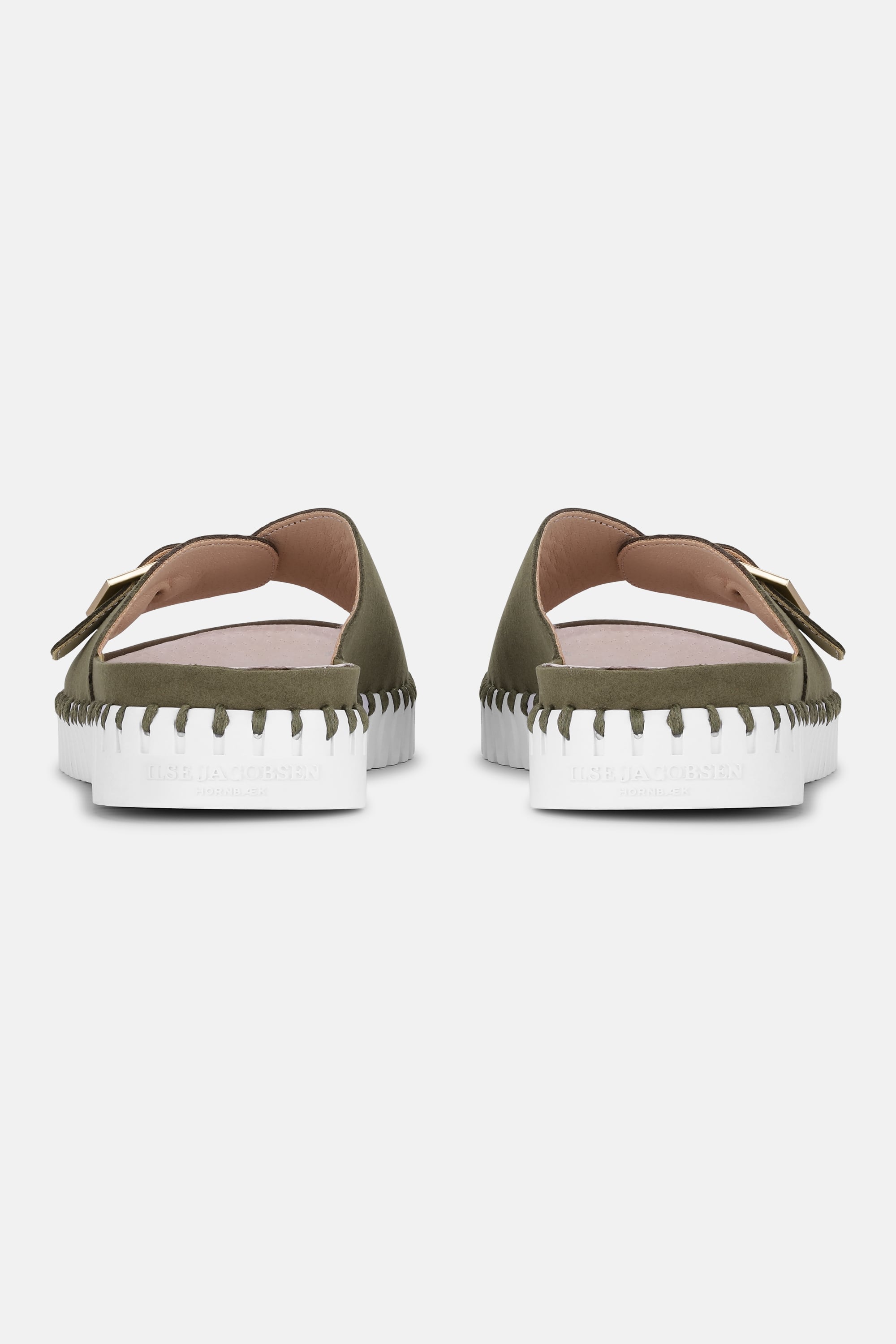 Sandalen Schnalle - Deep Olive White